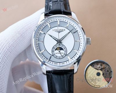 High Quality Replica LONGINES Master Collection Different Colors Genuine Leather Strap Different Colors Face Dial Different Colors Stainless Steel Case Watch 40×12mm